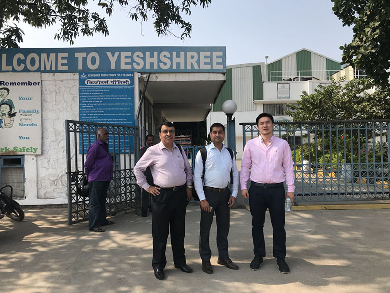 印度客戶現(xiàn)場(chǎng)調(diào)試